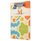 Abstrakte Zwischenablage für personalisierte Farbe Klemmbrett (Links)