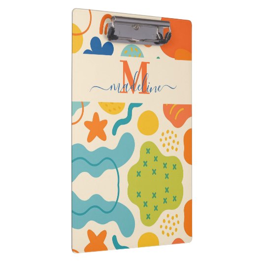 Abstrakte Zwischenablage für personalisierte Farbe Klemmbrett (Rechts)