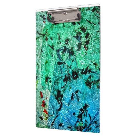 Abstrakte Zwischenablage, Gerecycelt gebügelte Kun Klemmbrett (Links)