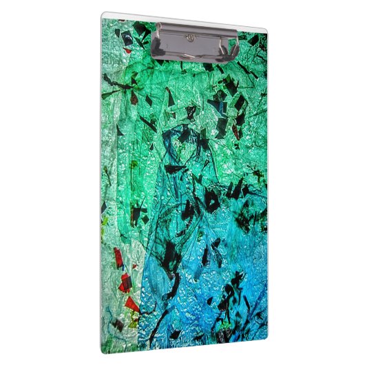 Abstrakte Zwischenablage, Gerecycelt gebügelte Kun Klemmbrett (Rechts)