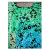 Abstrakte Zwischenablage, Gerecycelt gebügelte Kun Klemmbrett (Vorderseite)