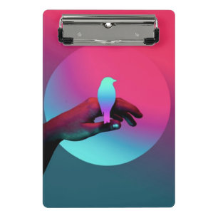 Abstrakte Zwischenablage Mini Klemmbrett