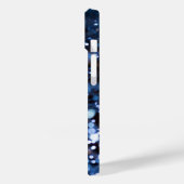 Abstrakten Blue Lights iPhone Case (Rückseite / Links)
