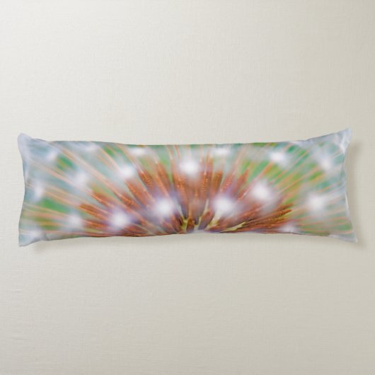 Abstrakten Kronenkopf Seitenschläferkissen (Rückseite)