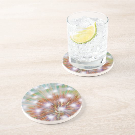 Abstrakten Kronenkopf Untersetzer (Seite)