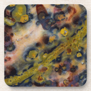 Abstrakten nahen bis zum Ocean Jasper Untersetzer