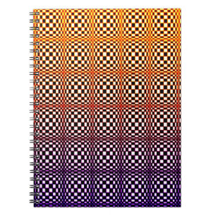Abstrakten Quadrate 3 Notizblock