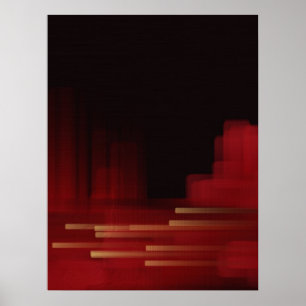 Abstrakter 003 Kunst-Druck Poster