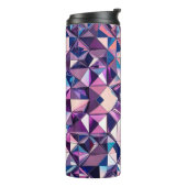 Abstrakter 3-D-Thermotumbler Thermosbecher (Nach links gedreht)