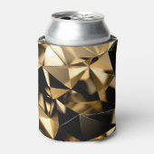 Abstrakter 3D-Kristallhintergrund. Dosenkühler (Kanne Vorderseite)