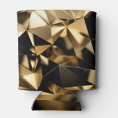 Abstrakter 3D-Kristallhintergrund. Dosenkühler (Rückseite)