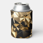 Abstrakter 3D-Kristallhintergrund. Dosenkühler (Kanne Rückseite)