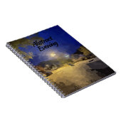 Abstrakter Abend Notizblock (Rechte Seite)