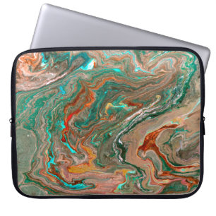 Abstrakter Acrylgrund aus Marmor. Marbling artwo Laptopschutzhülle