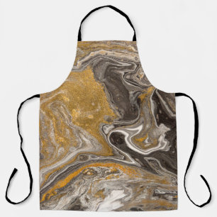Abstrakter Acrylgrund aus Marmor. Naturmarmor Schürze