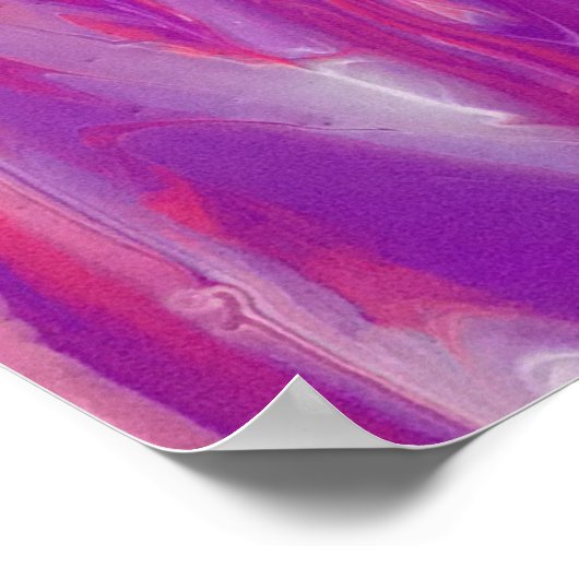 Abstrakter Acrylputz Poster (Ecke)