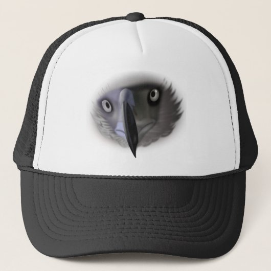 Abstrakter Adler-Face-Cap Truckerkappe (Vorderseite)