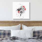 Abstrakter Adler Leinwanddruck (Insitu (Schlafzimmer))