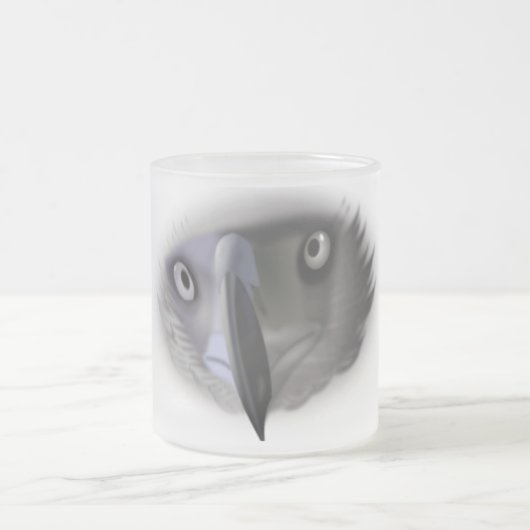 Abstrakter Adler mit Mattierter Tasse (Mittel)