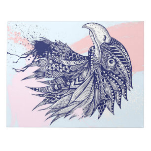 Abstrakter Adler Notizblock
