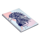 Abstrakter Adler Notizblock (Rechte Seite)