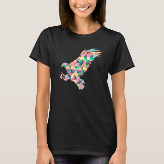 Abstrakter Adler Sommerfrischmädchen T-Shirt (Vorderseite)