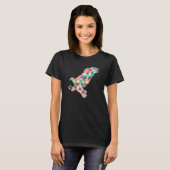 Abstrakter Adler Sommerfrischmädchen T-Shirt (Vorne ganz)