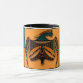 Abstrakter Adler Tasse (Zentrum)