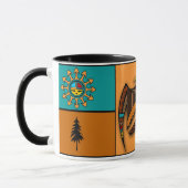 Abstrakter Adler Tasse (Links)