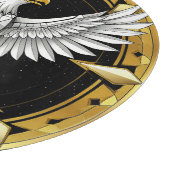 Abstrakter Adlerspread Wings Schneidebrett (Ecke)