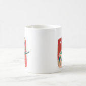 Abstrakter afrikanischer Elefant Kaffeetasse (Mittel)