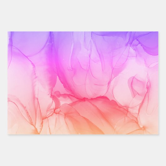 Abstrakter Alkohol am liebsten Geschenkpapier Set (Vorderseite)