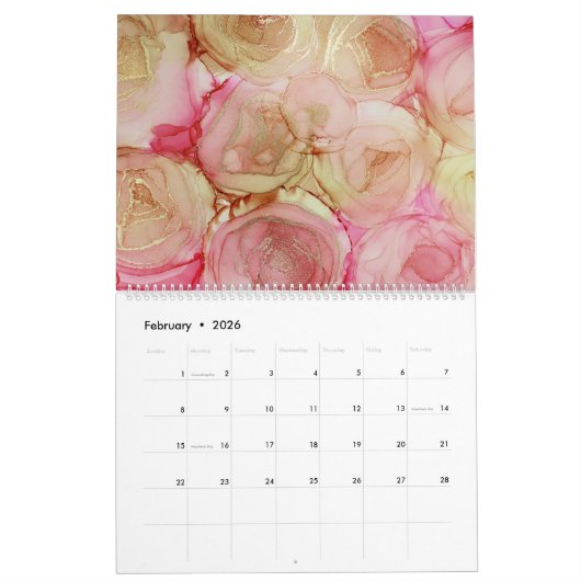 Abstrakter Alkohol am liebsten Kalender (Feb 2026)