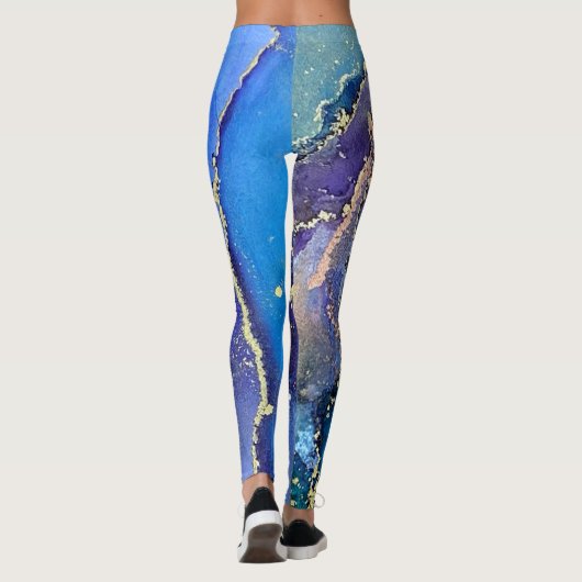 Abstrakter Alkohol am Steuer Art Collection New Or Leggings (Rückseite)