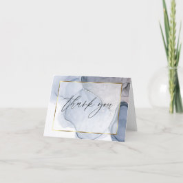 Abstrakter Alkohol Tinte Mauve Dusty Plum Dankeskarte