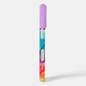 Abstrakter Alkoholintistik Regenbogen Mit Monogram Case-Mate iPhone Hülle (Rückseite / Rechts)
