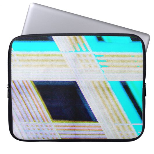 Abstrakter, alter Grunge-Hintergrund mit hellen Fa Laptopschutzhülle (Vorderseite)