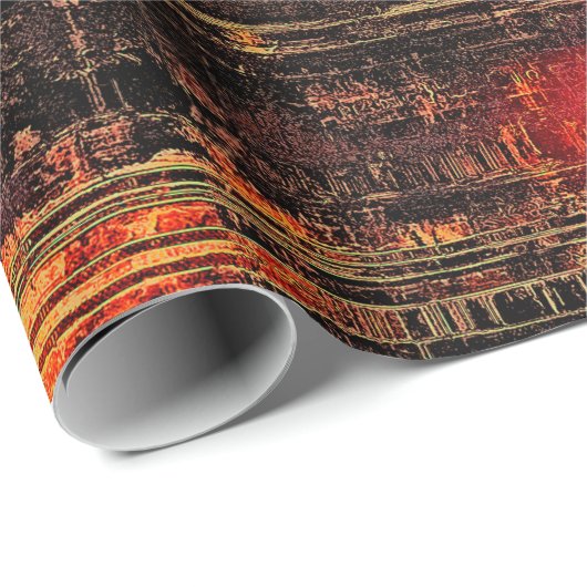 Abstrakter alter Hintergrund oder verblasste Grung Geschenkpapier (Rolleneckpunkt)