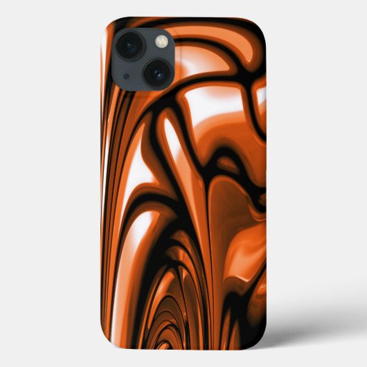 Abstrakter Amber Case-Mate iPhone Hülle (Rückseite)