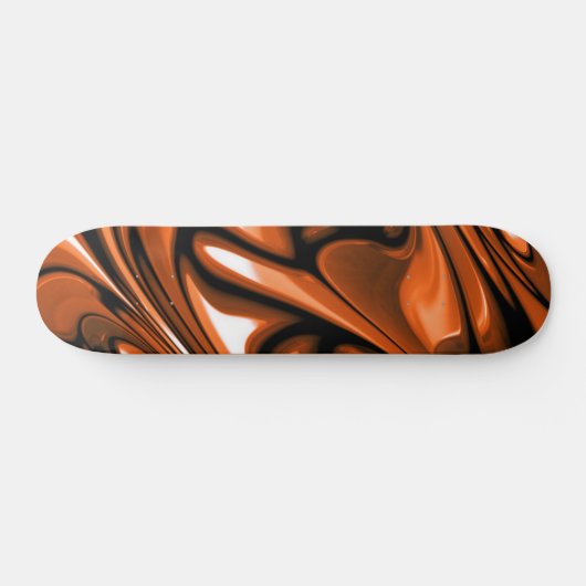 Abstrakter Amber Skateboard (Horizontal)
