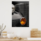 abstrakter antiker Grill Poster (Küche)