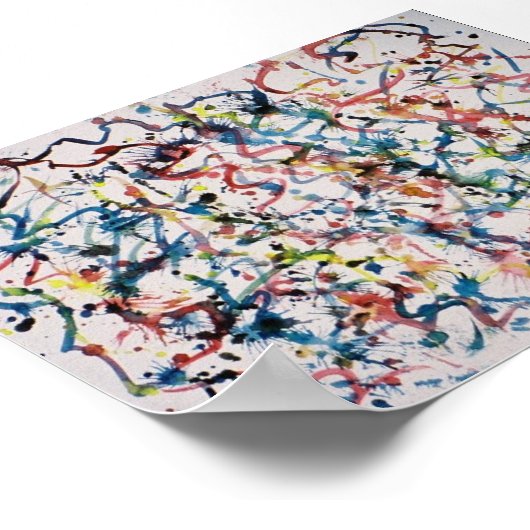 abstrakter Antrieb Poster (Ecke)