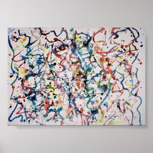 abstrakter Antrieb Poster (Vorne)