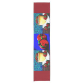 Abstrakter Apple Table Runner Kurzer Tischläufer (Vorderseite)