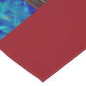 Abstrakter Apple Table Runner Kurzer Tischläufer (Ecke)