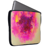 Abstrakter Aquarell Farbige Textur. Laptopschutzhülle (Vorne Rechts)