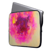 Abstrakter Aquarell Farbige Textur. Laptopschutzhülle (Vorderseite Links)