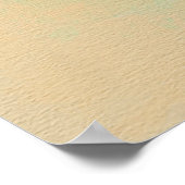 Abstrakter Aquarell Farbige Textur. Poster (Ecke)