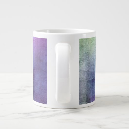 abstrakter Aquarellhintergrund auf Papier 2 Jumbo-Tasse (Rückseite)