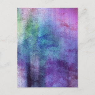 abstrakter Aquarellhintergrund auf Papier 2 Postkarte